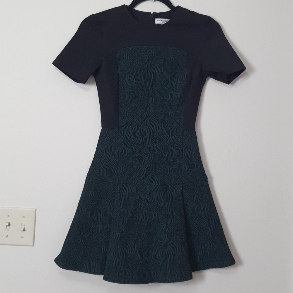 Opening Ceremony Fingerprint Bodycon MIni Dress